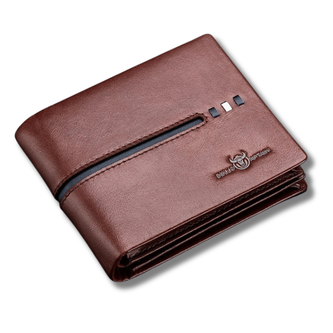 Carteira de Couro Masculina - BULLCAPTAIN