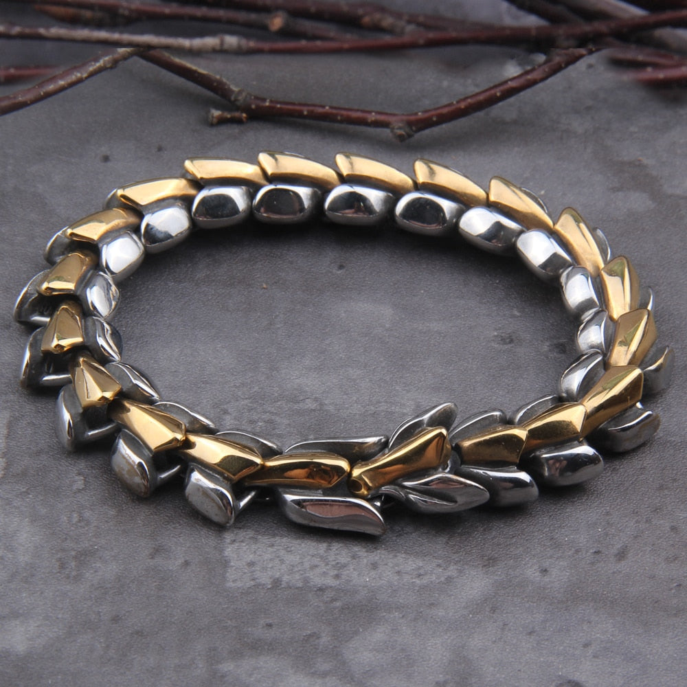 Pulseira Escama de Dragão + Caixa VIKINGS de brinde