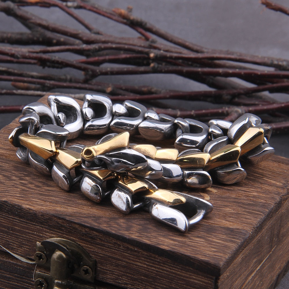 Pulseira Escama de Dragão + Caixa VIKINGS de brinde