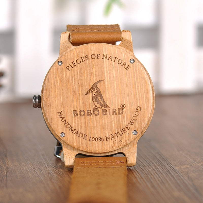 Relógio Bobo Bird Bambu