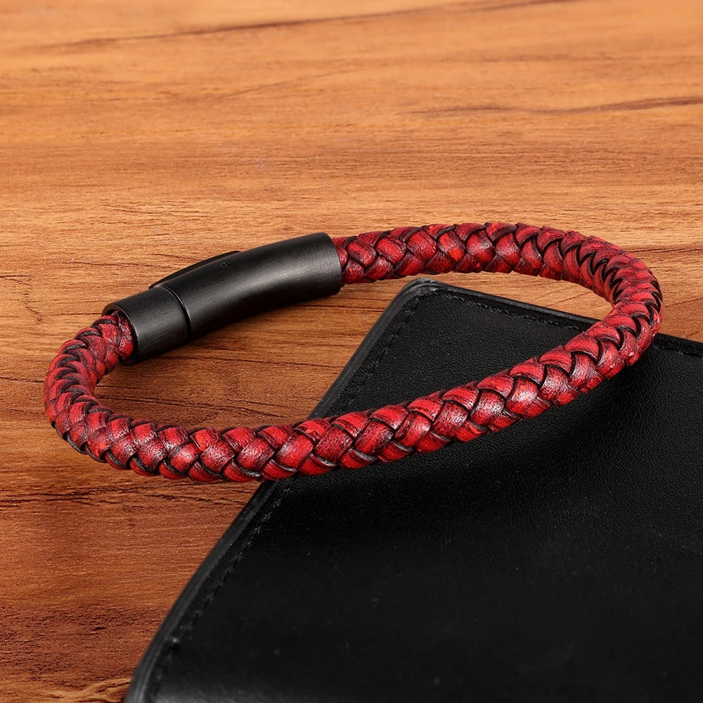 Pulseira em Couro Trançado - QANI 2