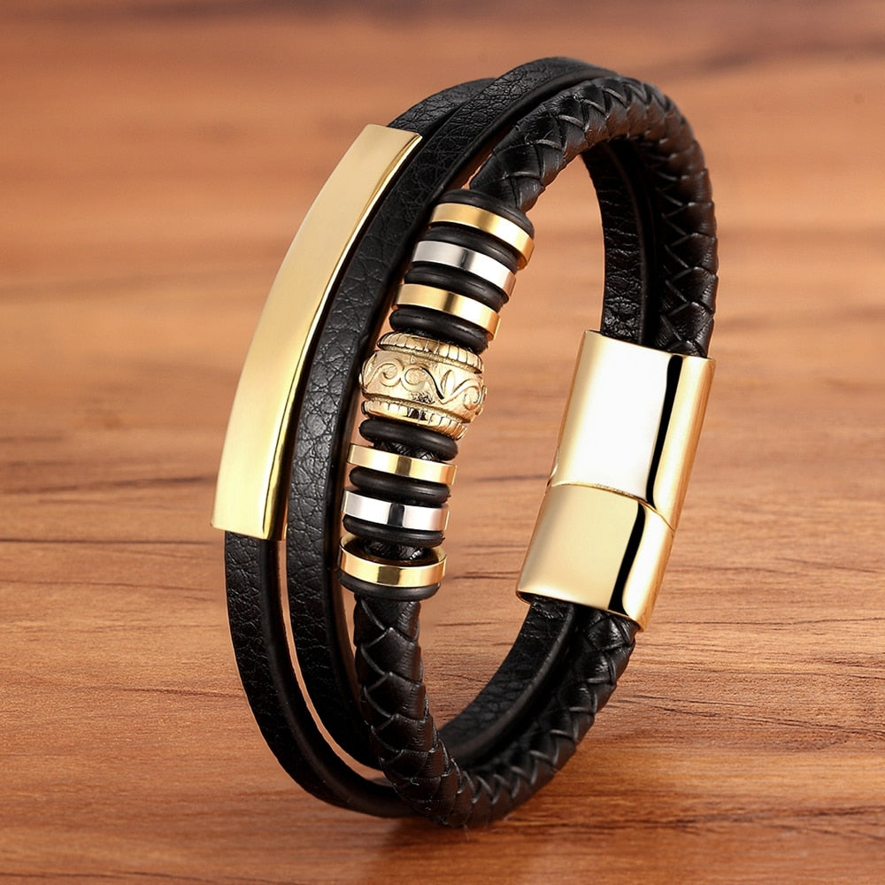 Pulseira de Couro Ragnar