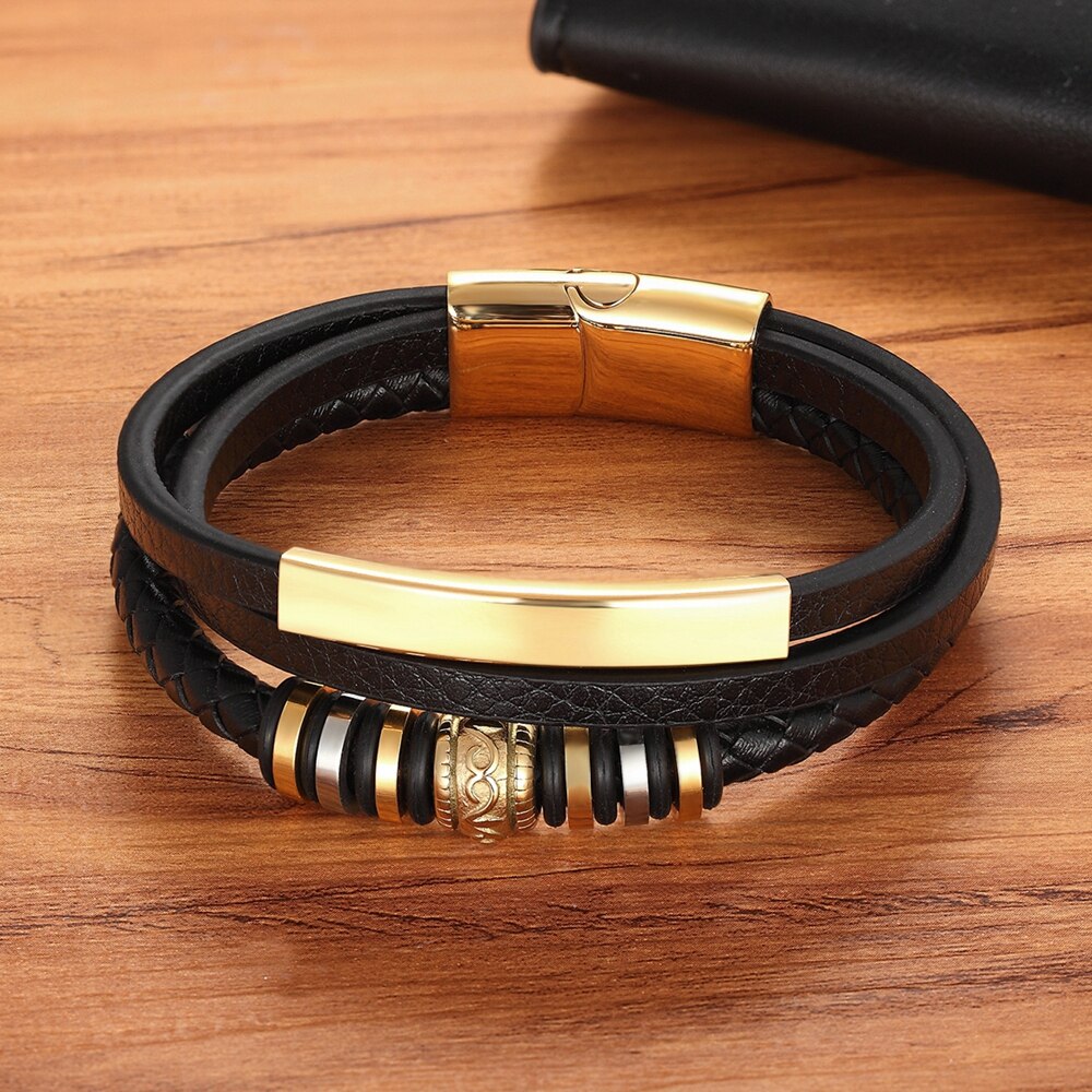 Pulseira de Couro Ragnar