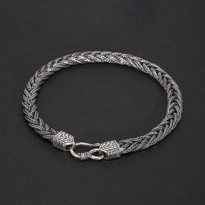 Pulseira Masculina Vondore LV01 em Prata 925