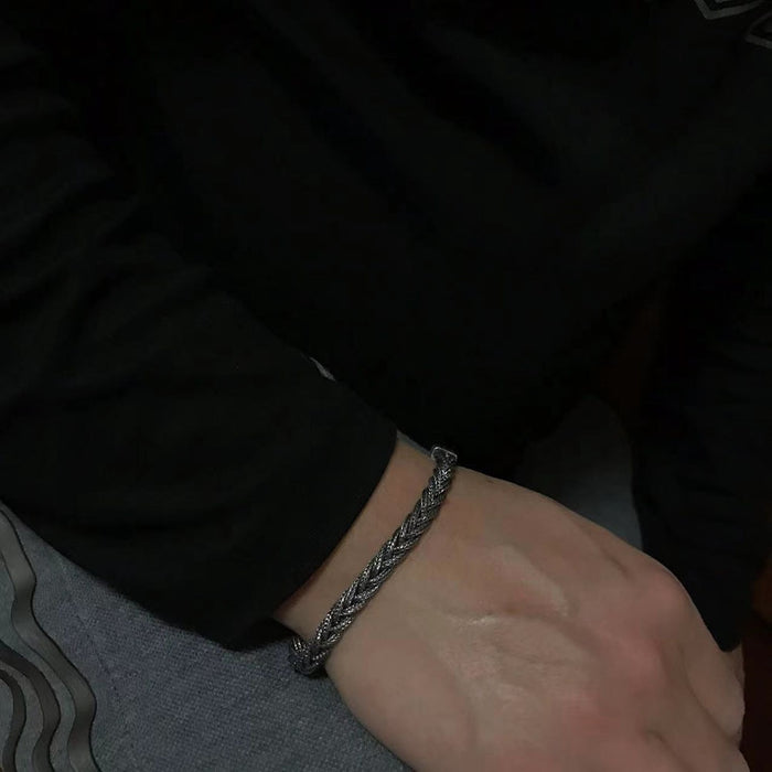 Pulseira Masculina Vondore LV01 em Prata 925