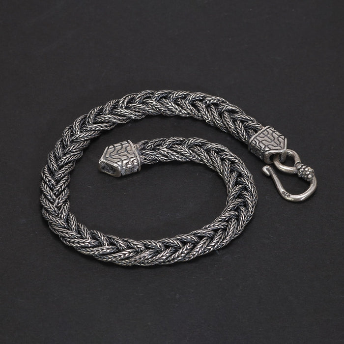 Pulseira Masculina Vondore LV01 em Prata 925