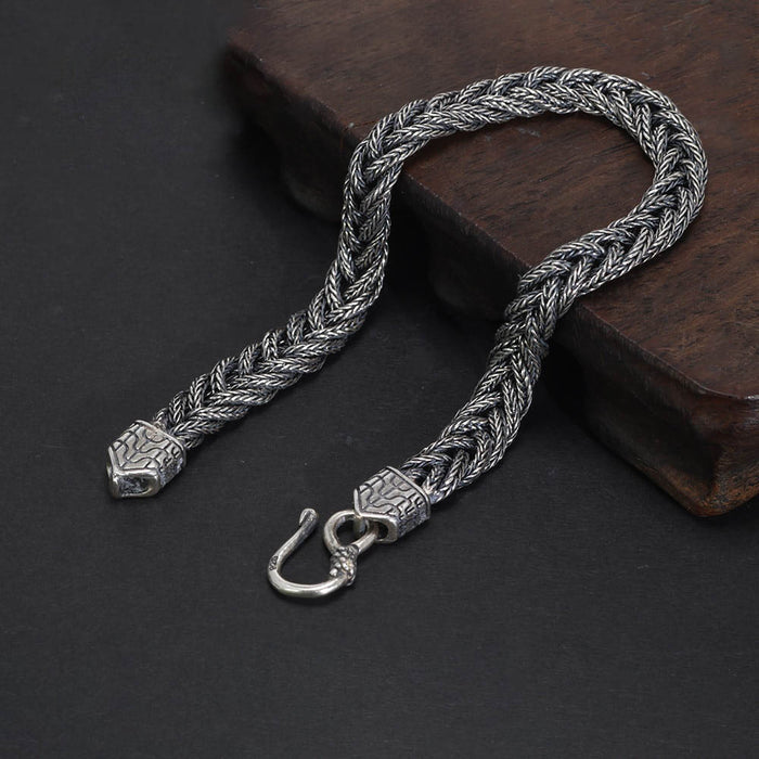 Pulseira Masculina Vondore LV01 em Prata 925