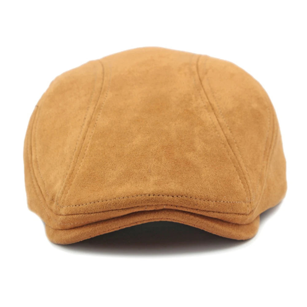 Boina Masculina Retrô em Suede