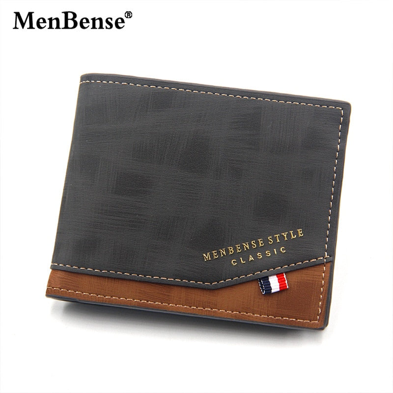 Carteira Masculina de Couro Estilo Vintage