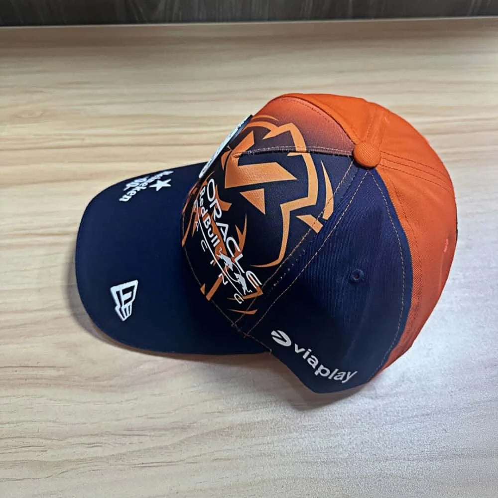 Boné Exclusivo Red Bull Verstappen F1 Edição Limitada