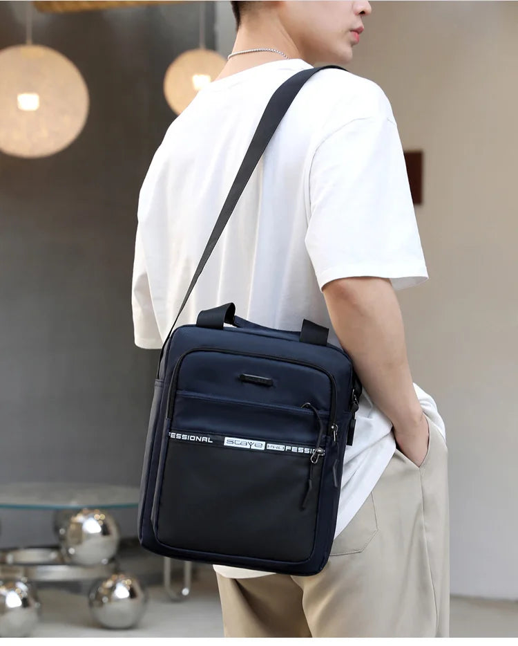 Bolsa Masculina Shoulder Bag Professional em Nylon - LV30