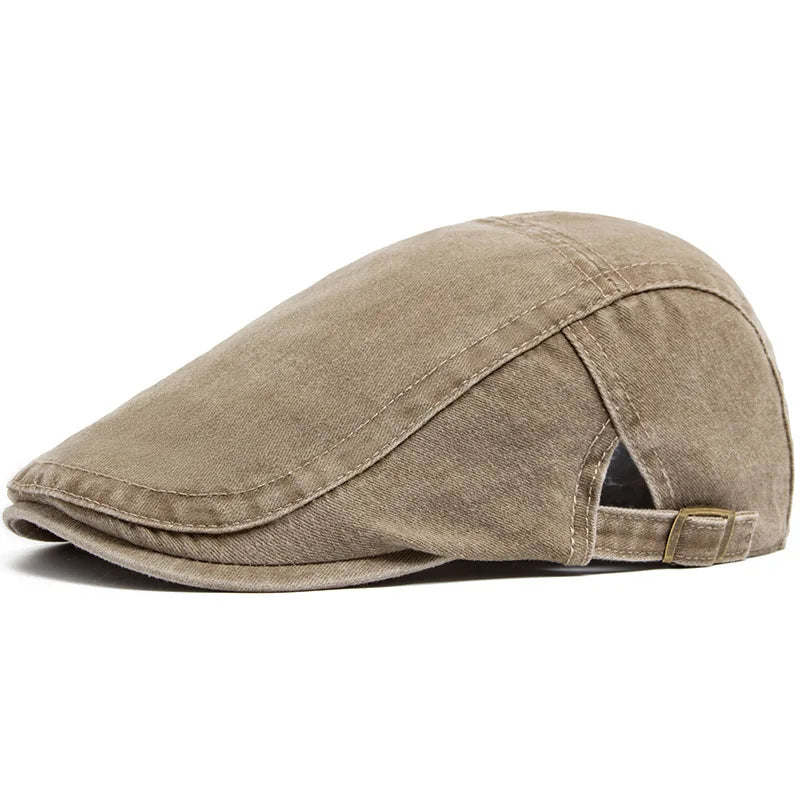 Boina Masculina Vintage em Algodão Ajustável