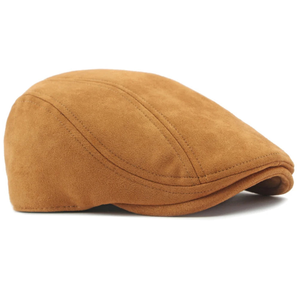 Boina Masculina Retrô em Suede