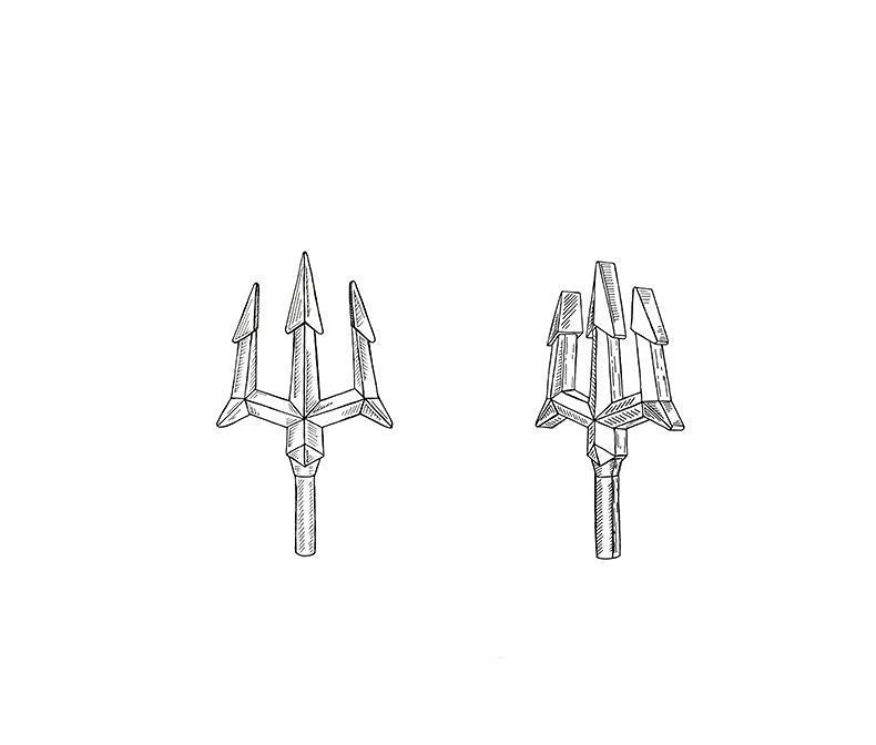 Colar Tridente de Poseidon