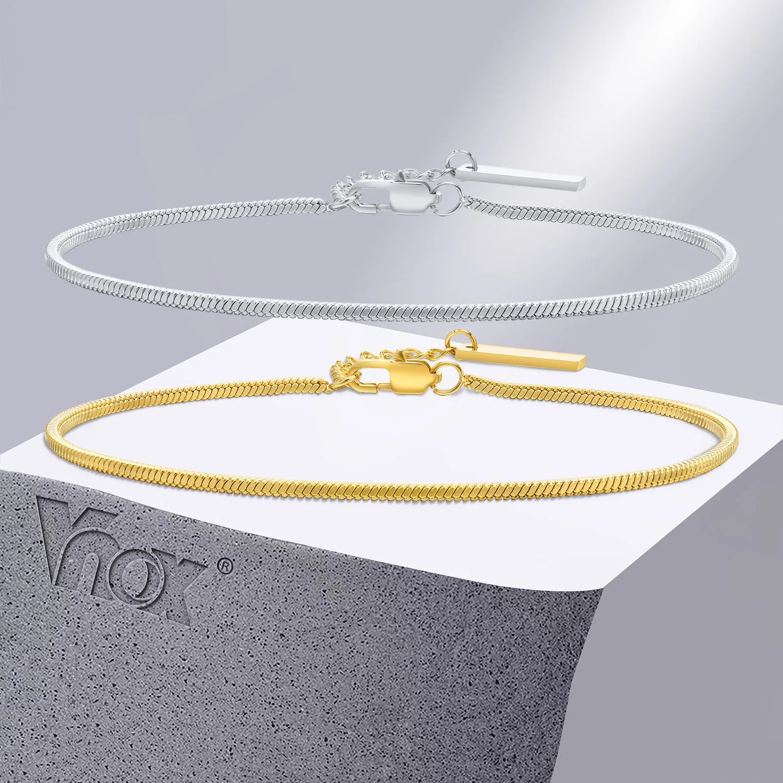 Pulseira Slim em Aço Inoxidável