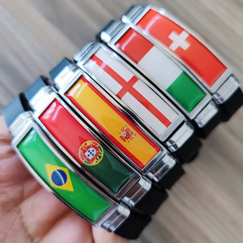 Pulseira Bandeira do Brasil - Tamanho Ajustável