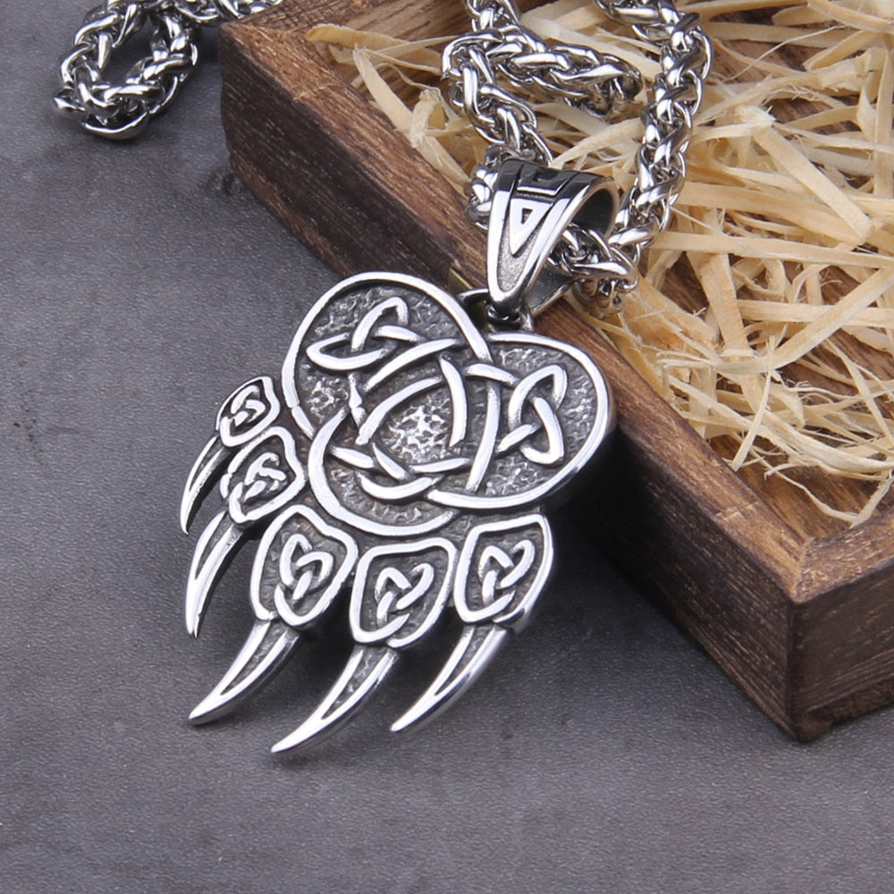 Colar Pata de Urso + Caixa Vikings BRINDE