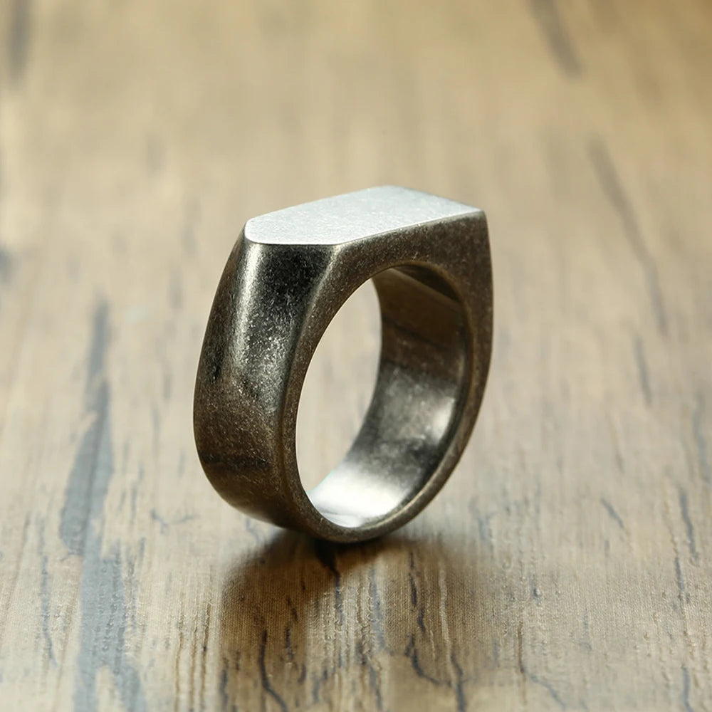 Anel Solid em Aço Inoxidável