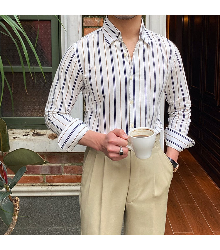 Camisa Social Masculina Vondore LV11