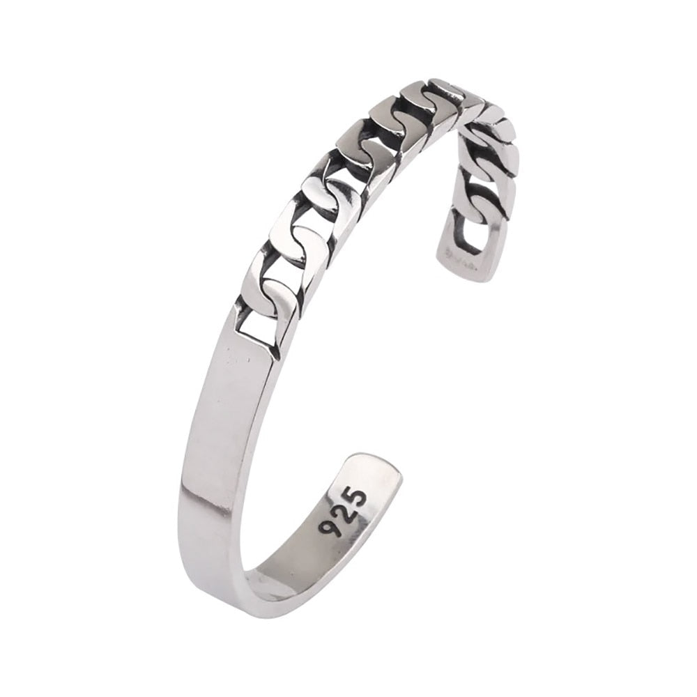 Bracelete Masculino Vondore LV03 em Prata 925