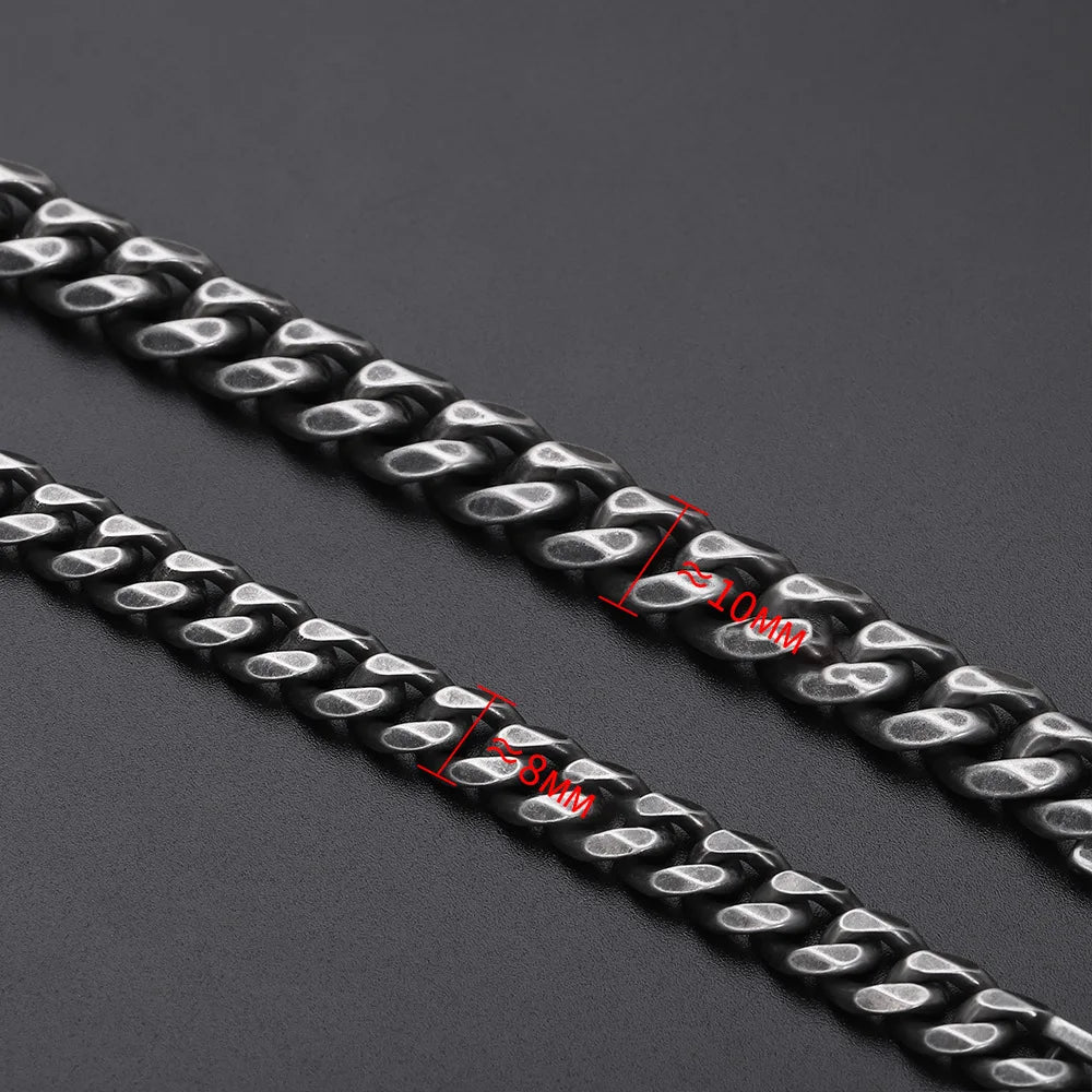 Pulseira Masculina em Aço Inoxidável Elegante e Robusta Estilo Urbano