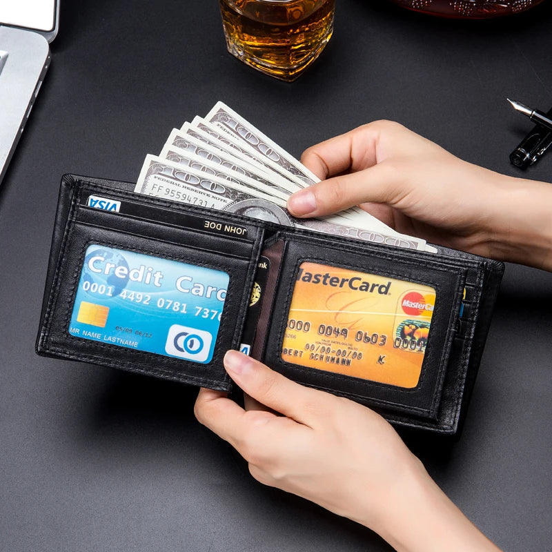 Carteira de Couro Masculina - BULLCAPTAIN