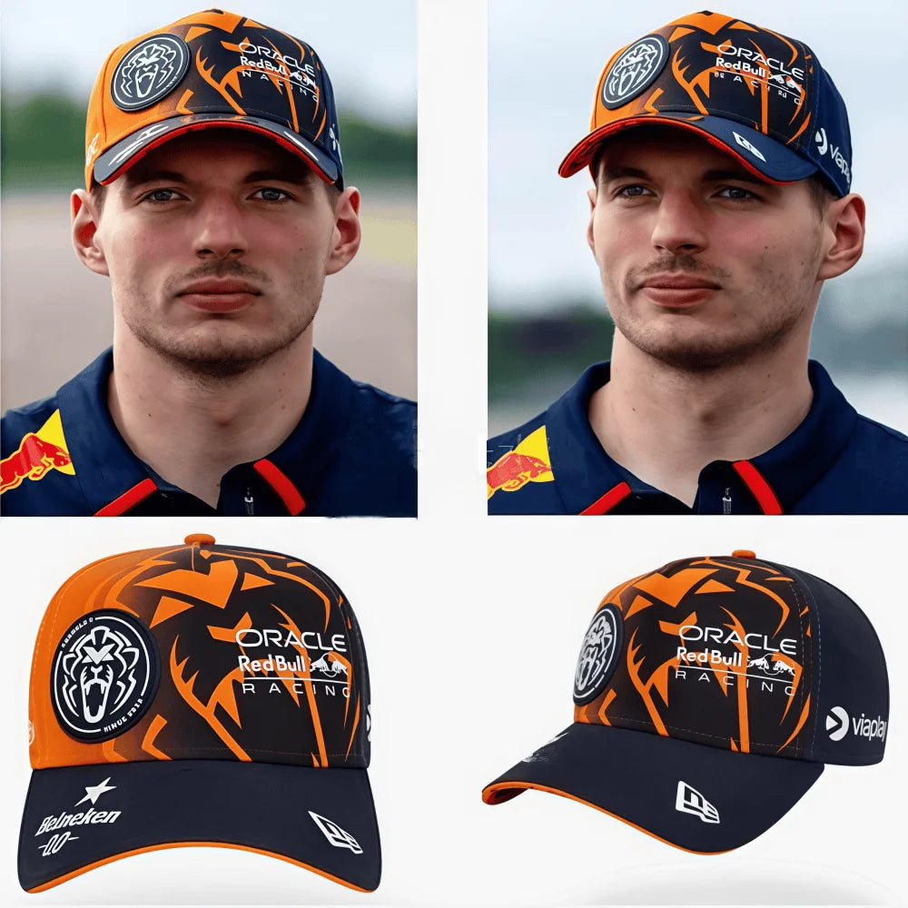 Boné Exclusivo Red Bull Verstappen F1 Edição Limitada