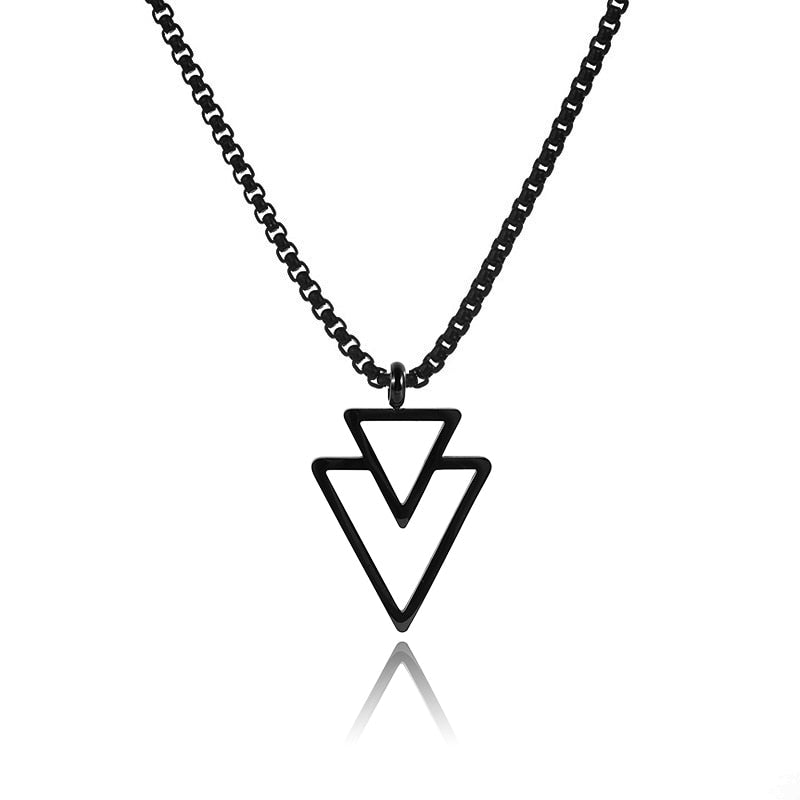Colar Masculino Vondore Trion em Aço Prata
