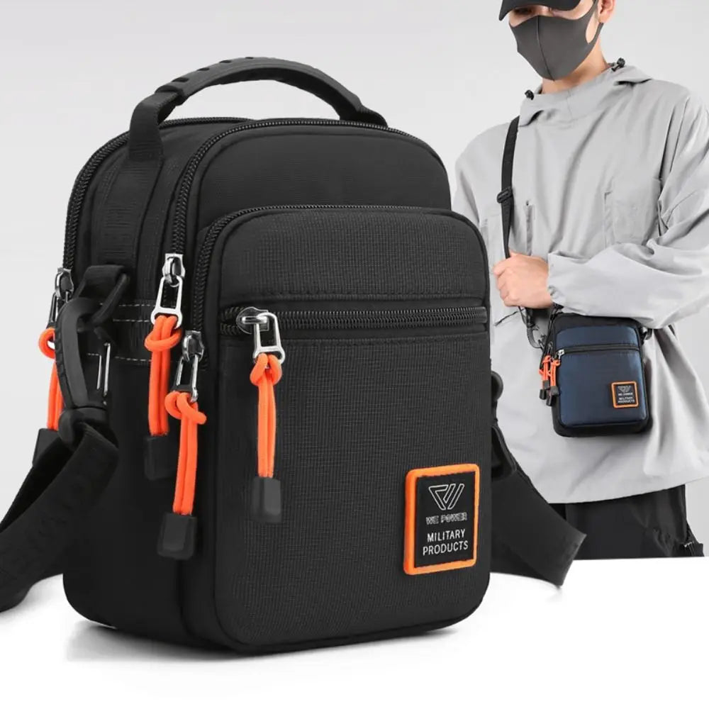 Bolsa Masculina Shoulder Bag em Oxford e Poliéster - LV29