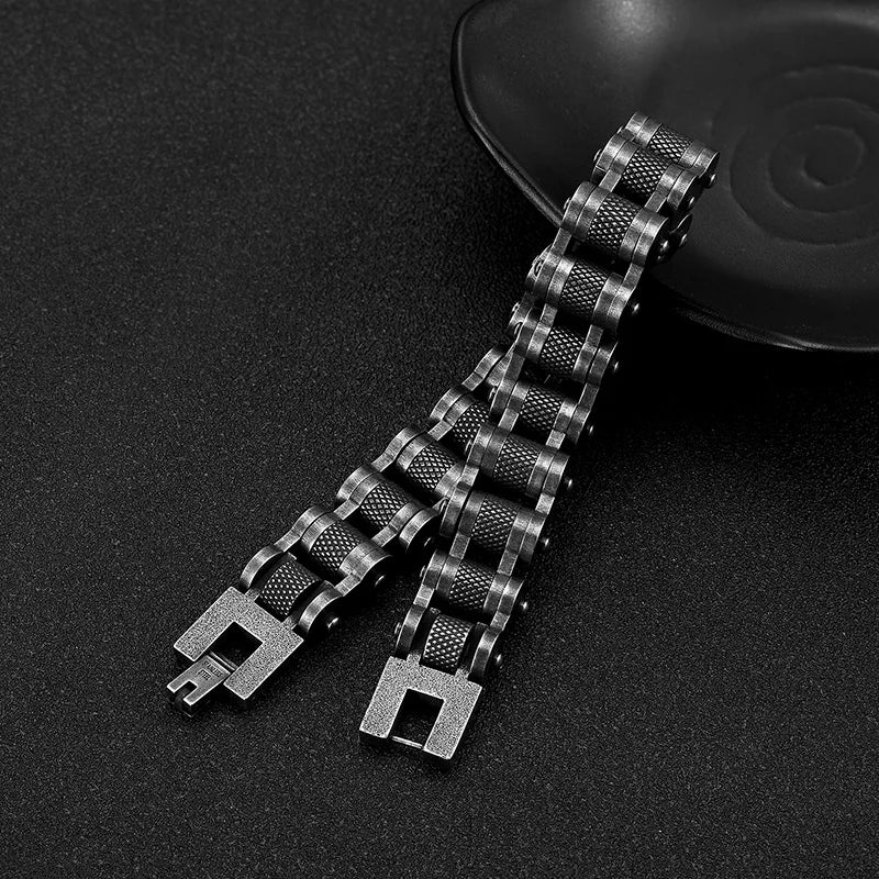 Pulseira em Metal Retro Biker