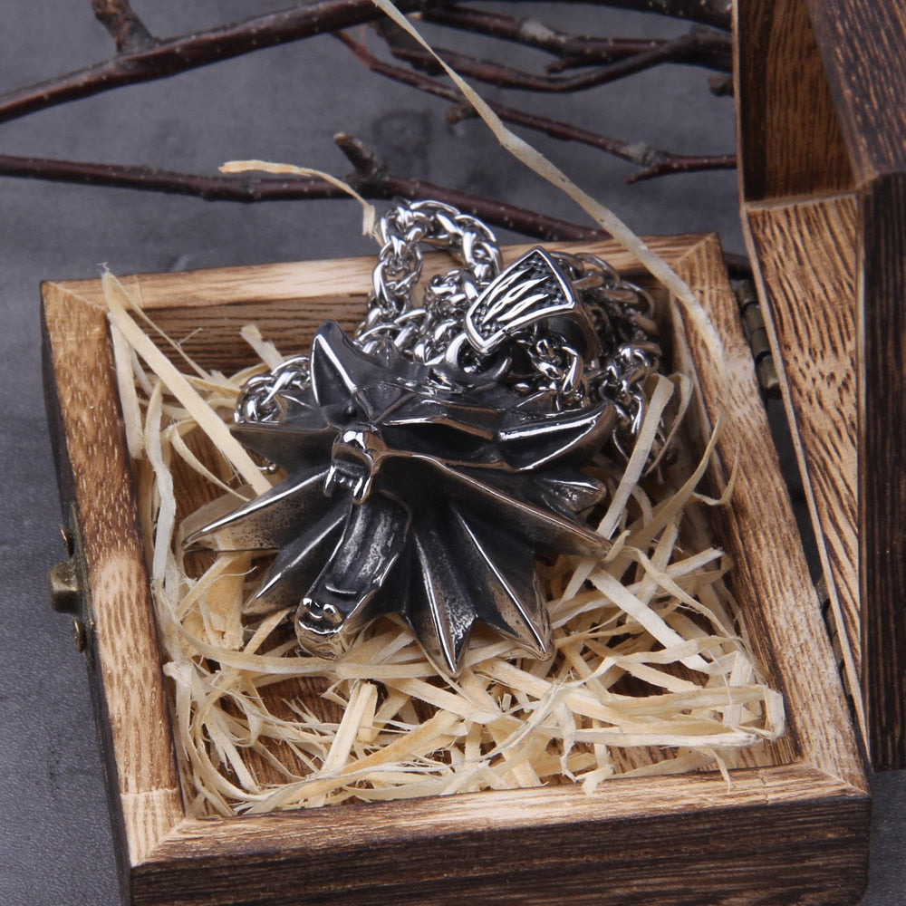 Colar The Witcher - Escola do Lobo