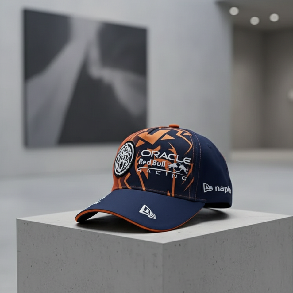Boné Exclusivo Red Bull Verstappen F1 Edição Limitada