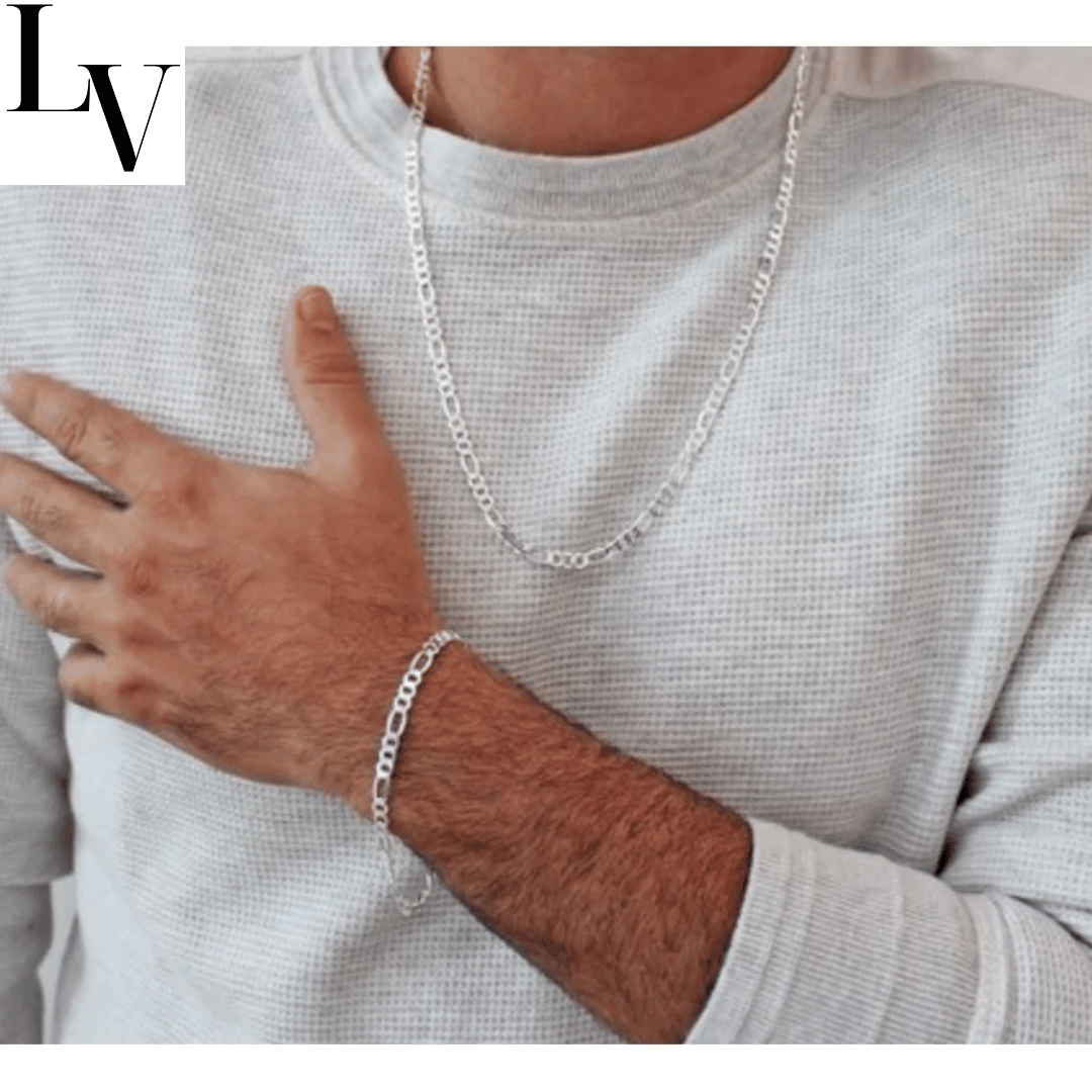 Kit Corrente e Pulseira Masculina - LIMITADO
