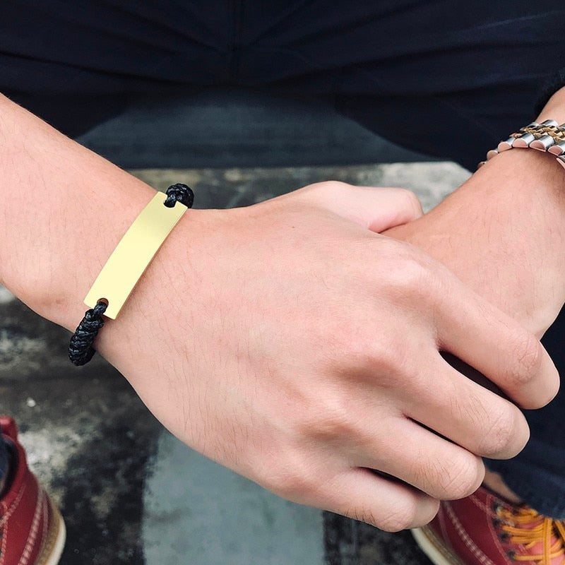 Pulseira Trançada Ajustável