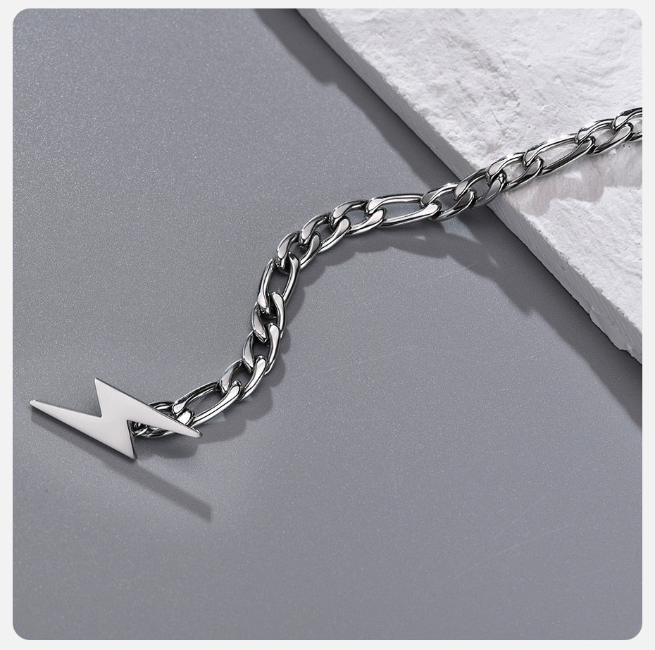 Pulseira Masculina de Relâmpago