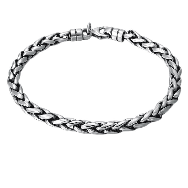Pulseira Masculina Vondore LV02 em Aço Prata