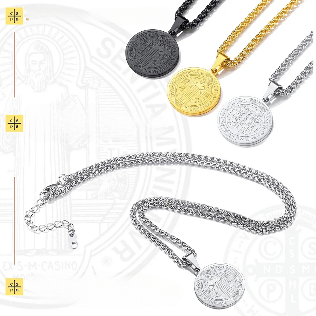 Colar Medalha de São Bento