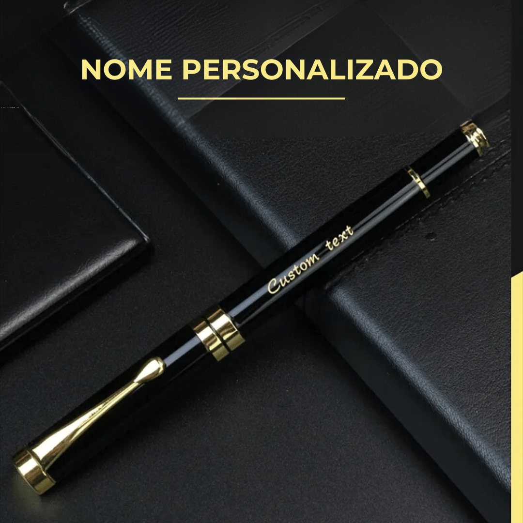Caneta Golden com Nome Gravado a Laser