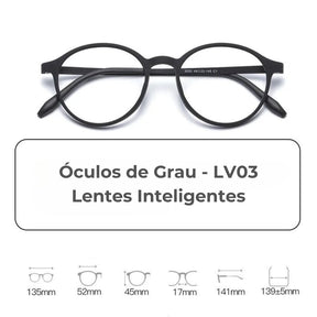 Óculos de Grau - LV03 Lentes Inteligentes