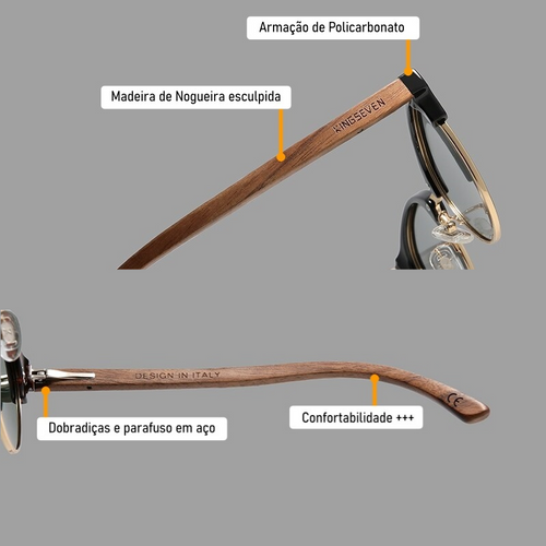 Óculos de Sol Siena, Polarizado 400UV