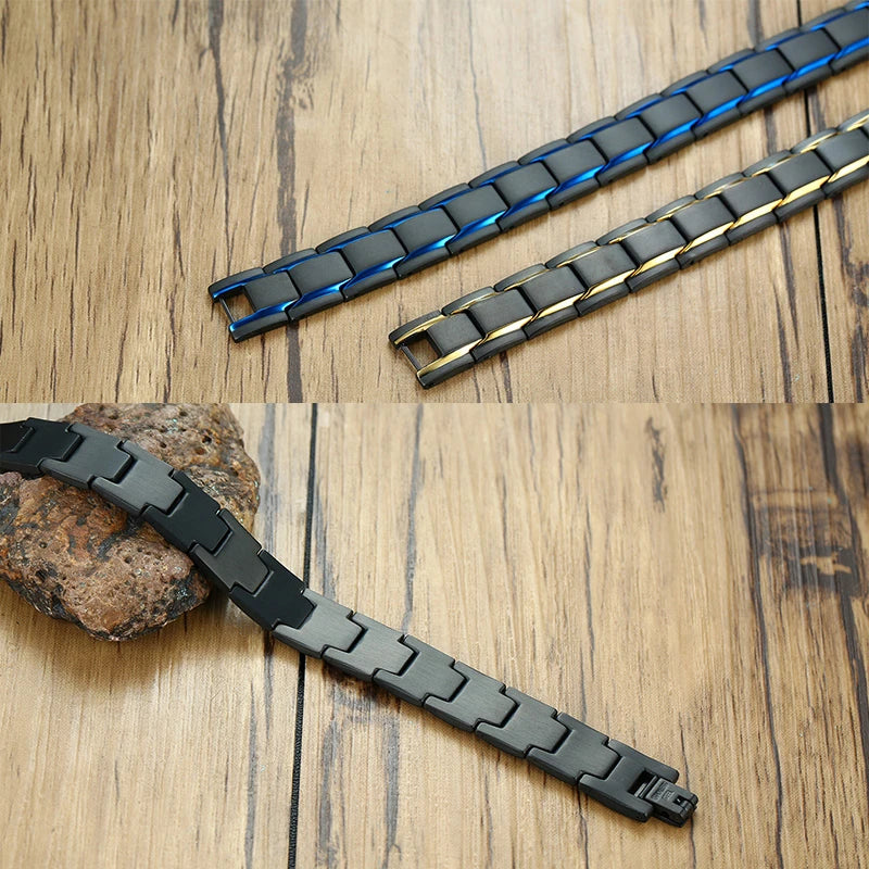 Pulseira Elegante com Elos em Aço Inoxidável - 12mm