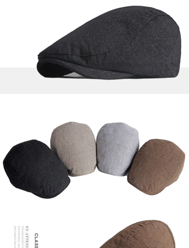 Boina Masculina Casual Texturizada