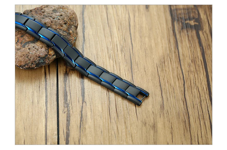 Pulseira Elegante com Elos em Aço Inoxidável - 12mm