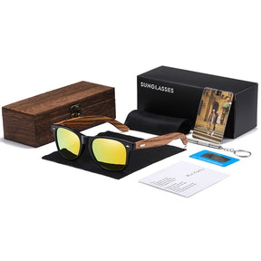 Óculos de Sol Wood, Polarizado 400UV