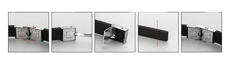 Pulseira Masculina Star em Aço Inoxidável e Silicone