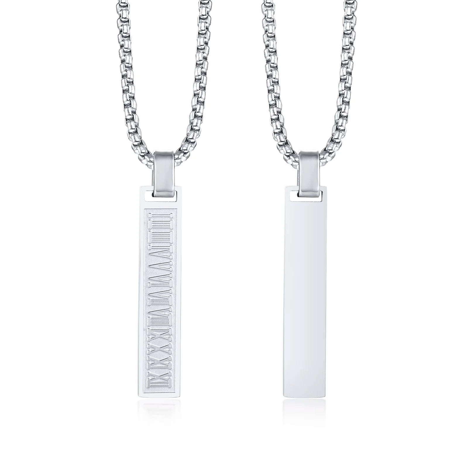 Colar Romano em Aço Inoxidável