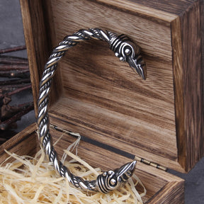Bracelete Viking Corvo de Odin + Caixa Vikings