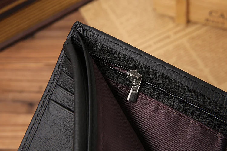 Carteira Masculina em Couro Minimalista