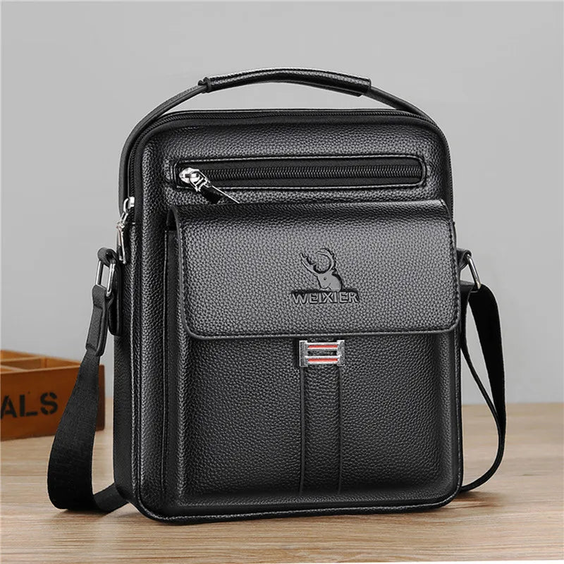 Bolsa Masculina Shoulder Bag em Couro - LV32