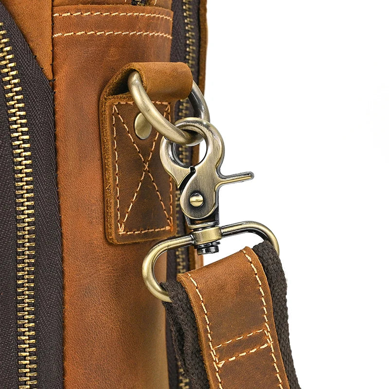 Pasta de Couro Vintage p/ Notebook 17.3"